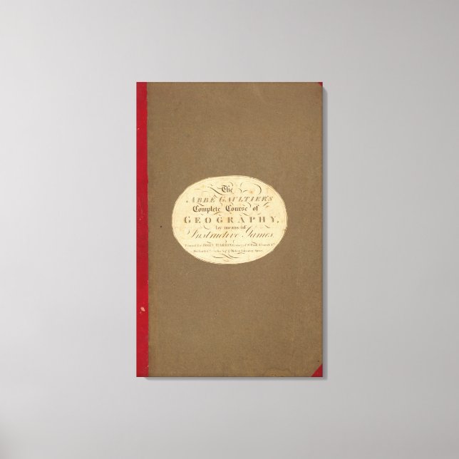 Lienzo Curso completo de geografía (Anverso)