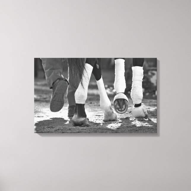 Lienzo Curso de Carrera Histórico de Saratoga-Paso Agrada (Anverso)