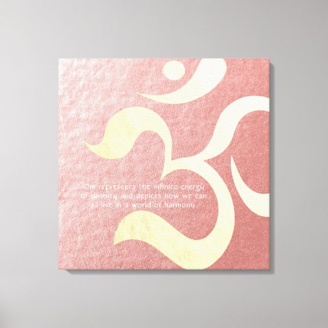 Lienzo Curso de medicina de yoga para entrenador de vida  (Anverso)