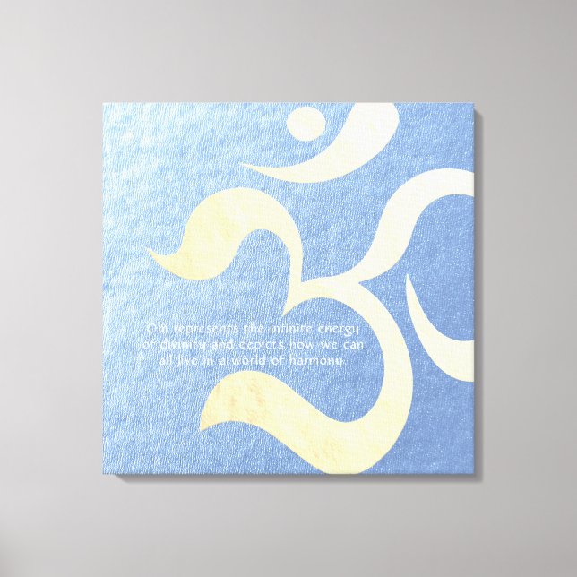 Lienzo Curso de medicina de yoga para entrenador de vida  (Anverso)