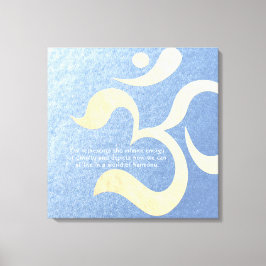 Lienzo Curso de medicina de yoga para entrenador de vida 