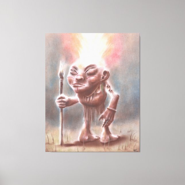 Lienzo Curupira (Anverso)