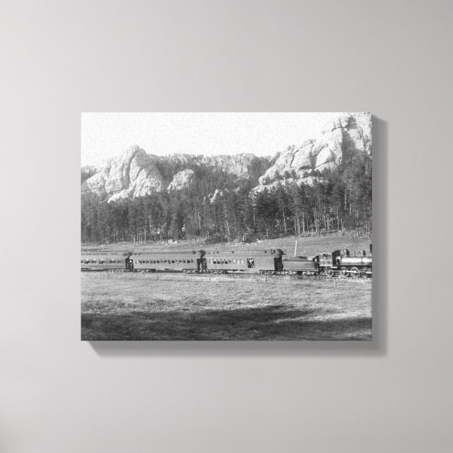 Lienzo Curva de herradura en Burlington y Missouri (Anverso)