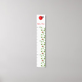 Lienzo Custom Name Ladybug Growth Chart for Kids
