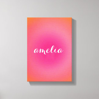 Lienzo Custom Name Wall Art – Bold Serif Monogram 
