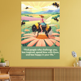 Lienzo Cute, amusing motivational slogan