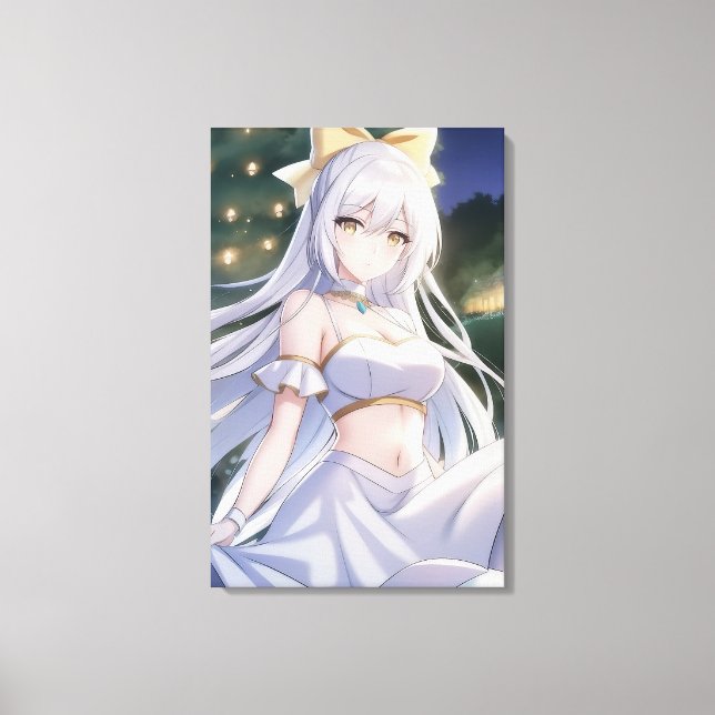 Lienzo Cute Anime Wall Art. (Anverso)