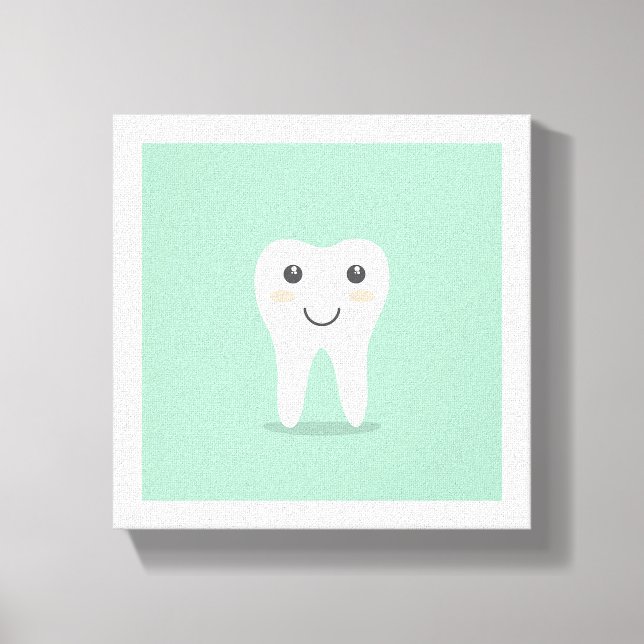 Lienzo Cute Dentista Wall Art Dentista Dental Dentista Ar (Anverso)
