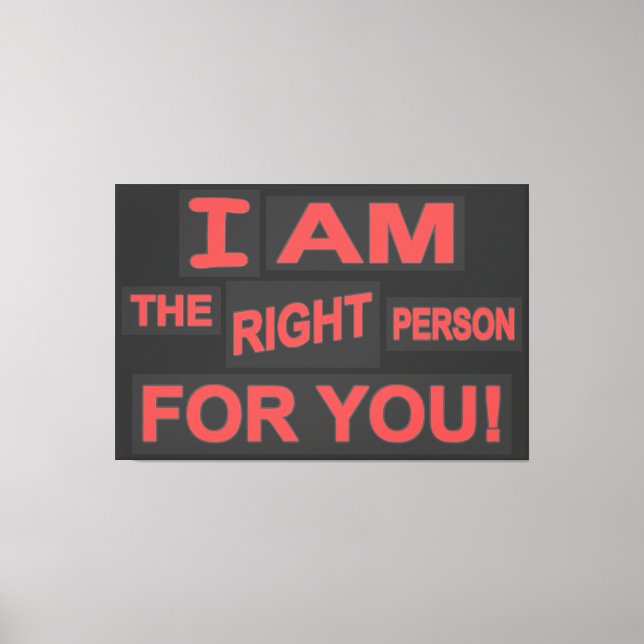 Lienzo Cute Expression Design "Love Life". ¡Hazte con una (Anverso)