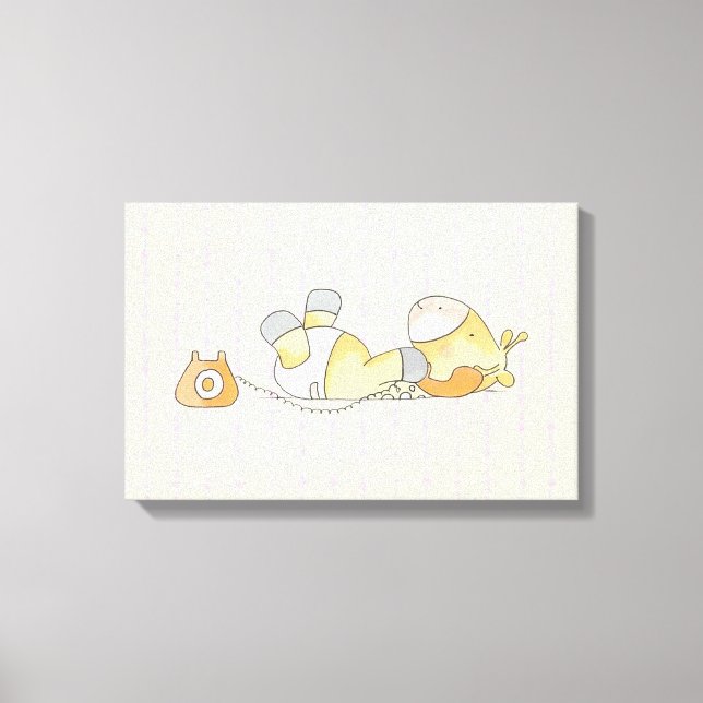 Lienzo Cute Giraffe (Anverso)