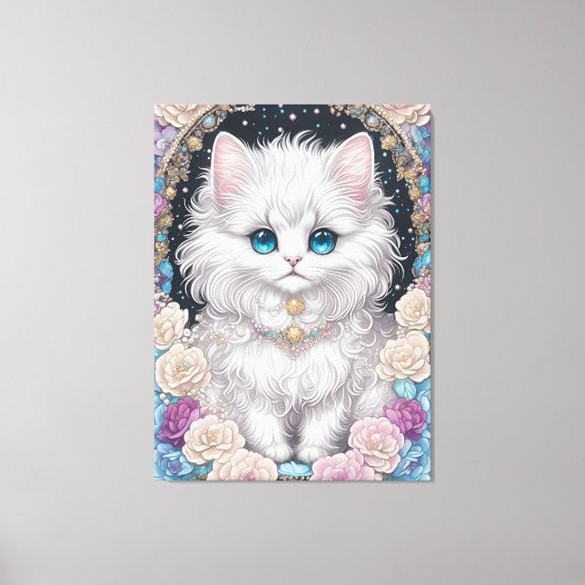 Lienzo Cute Kitten (Anverso)