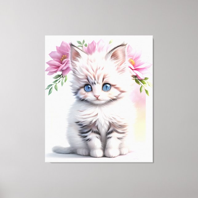 Lienzo Cute Kitten (Anverso)