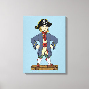 Lienzo Cute Pirate Lad