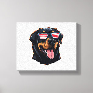 Lienzo Cute Rottweiler Puppy