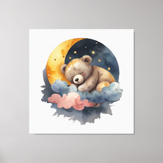 Lienzo Cute Teddy Bear (Anverso)