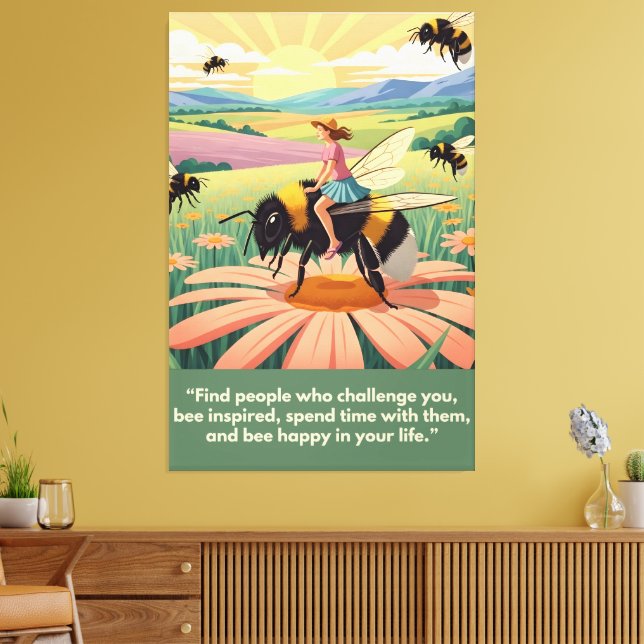 Lienzo Cute, WPA Motivational Quote (Insitu (Sala de estar))