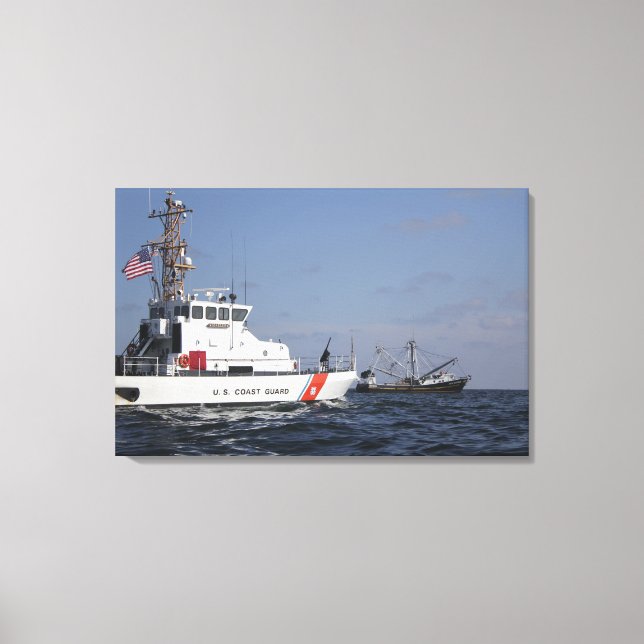 Lienzo Cutter Marlin, de la Guardia Costera de Estados Un (Anverso)