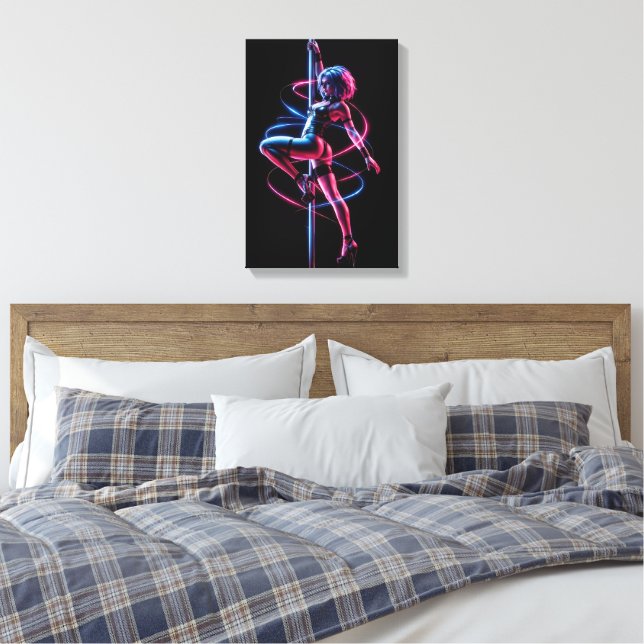 Lienzo Cyberpunk Danseuse  (Insitu(Dormitorio))