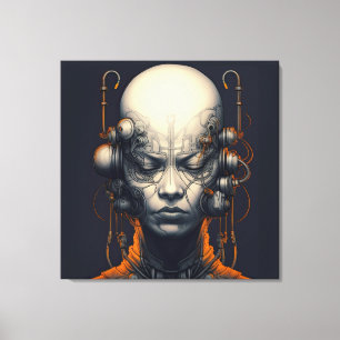 Lienzo Cyborg Chica Dreamer Teen