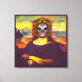 Lienzo Cyborg Mona Lisa