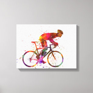 Lienzo cyclist road bicycle