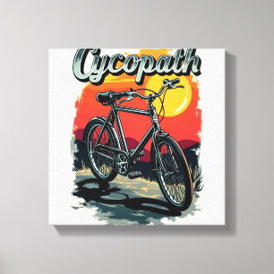 Lienzo Cycopath: diseño de bicicleta de puesta de sol