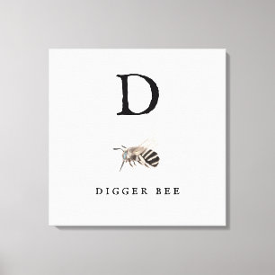 Lienzo "D" Digger Bee