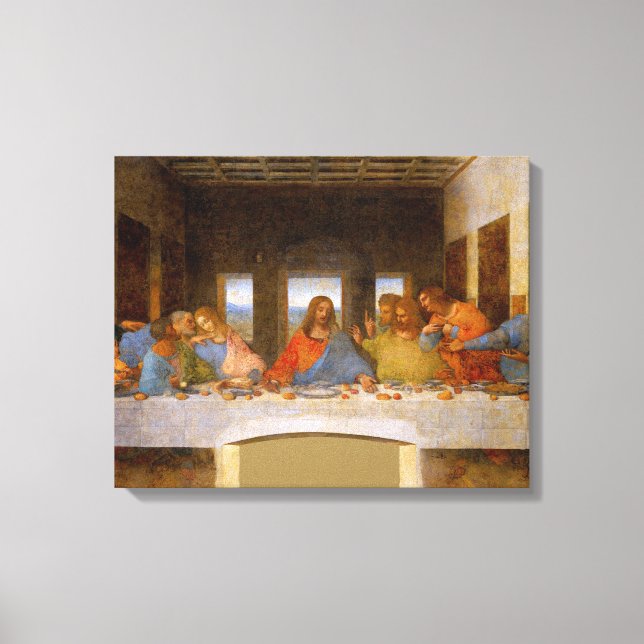 Lienzo Da Vinci Último Bella Artes de la Cena (Anverso)