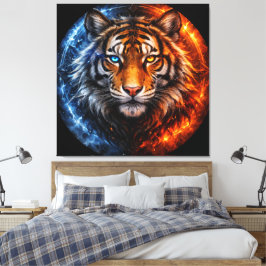 Lienzo Daagwear – Duality Tiger | Fire & Ice Spirit
