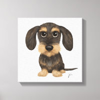 Dachshund con cable | Perro de dibujos animados de