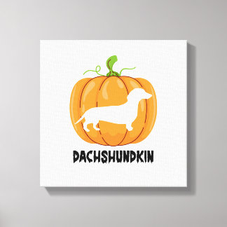 Lienzo Dachshund Halloween Dog