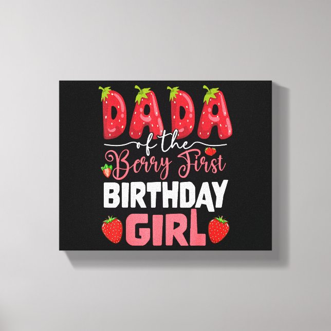 Lienzo Dada de la Berry, primer cumpleaños de Strawberr C (Anverso)