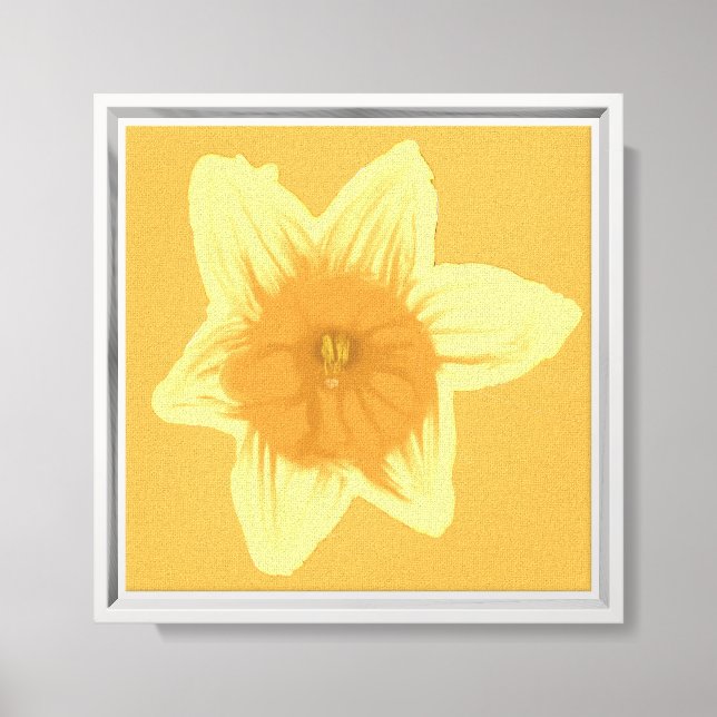 Lienzo Daffodil Square Canvas Art (Anverso)