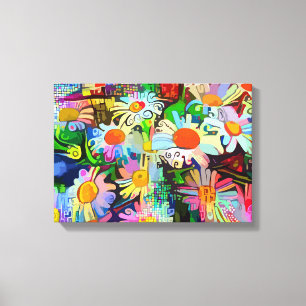 Lienzo Daisies-  Zazzle_Growshop.