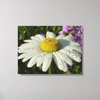 Lienzo Daisy and Summer Lilac Wildflower