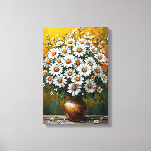 Lienzo Daisy Bouquet Floral Art para unos interiores aleg