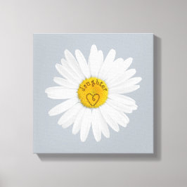 Lienzo Daisy Flower For Daughter Art Personalizar Backgro