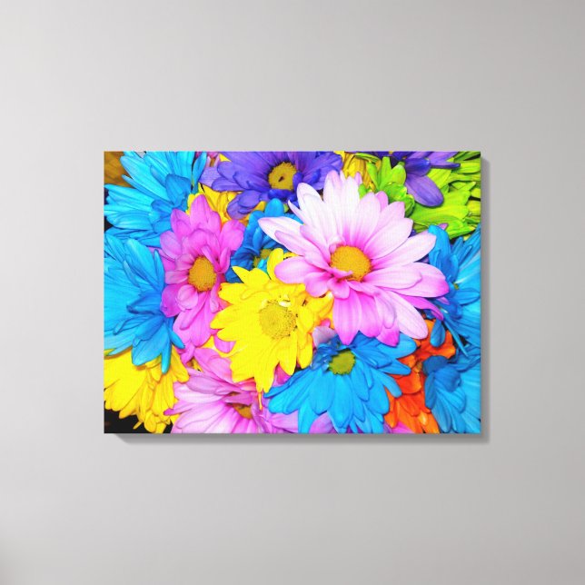 Lienzo Daisy Flower Mix (Anverso)