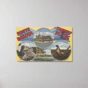 Lienzo Dakota del Sur - Variedad de Maravilla Escénica