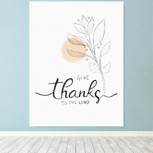 Lienzo Dales gracias al señor