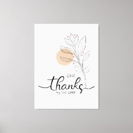 Lienzo Dales gracias al señor