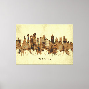 Lienzo Dallas Texas Cityscape