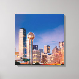 Lienzo Dallas Texas Wrapped Canvas Art 16.80 X 17.50