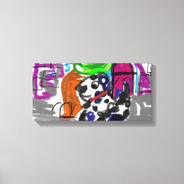 Lienzo Dalmacia en la ciudad (Anverso)