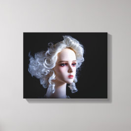 Lienzo Dama colonial de 8370 con Gorra de tricornio