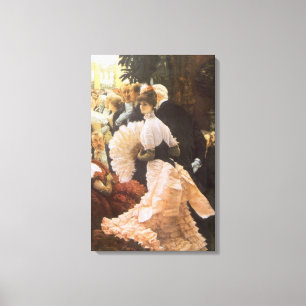 Lienzo Dama Política de James Tissot, Victoriano Antiguo