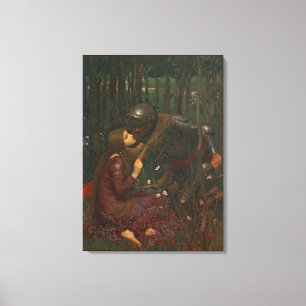 Lienzo Dama Sans Merci, 1893 de la belleza del La (aceite