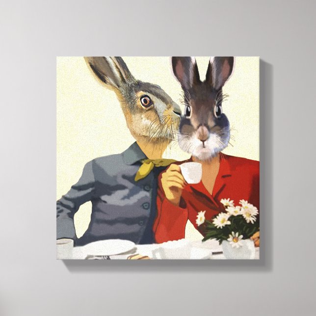 Lienzo Damas que rompen (Anverso)