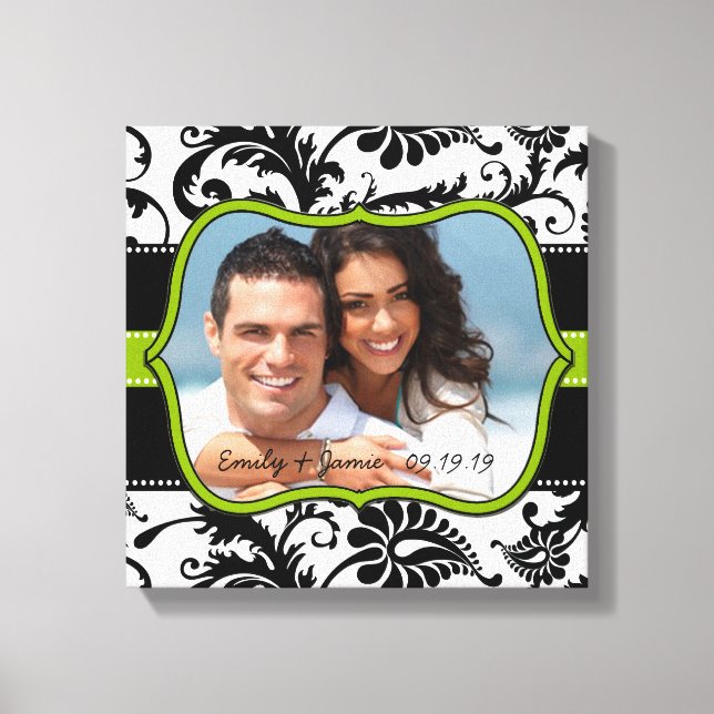 Lienzo Damask Your Photo Wraped Canvas (Anverso)