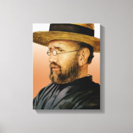 Lienzo Damien de Molokai